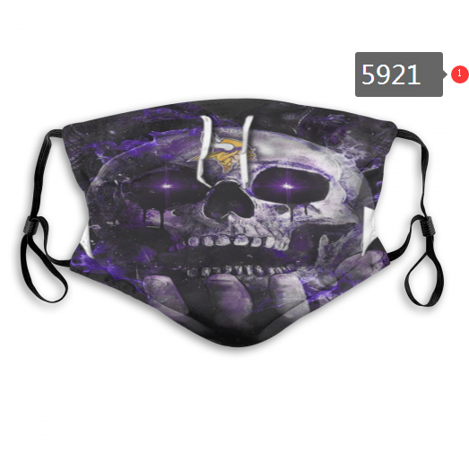 2020 NFL Minnesota Vikings Dust mask with filter